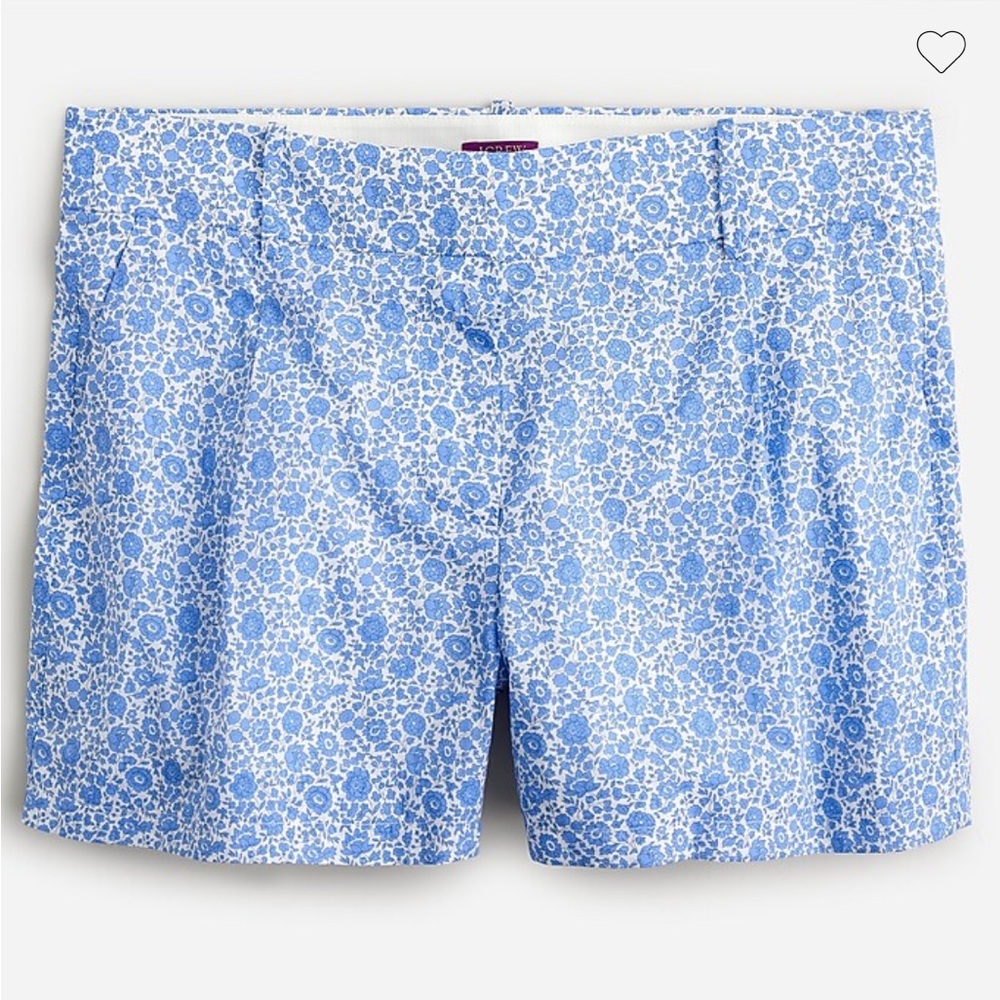 J. Crew Liberty Fabric Floral Shorts Size 0 Summer Beach Vacation - Picture 2 of 12
